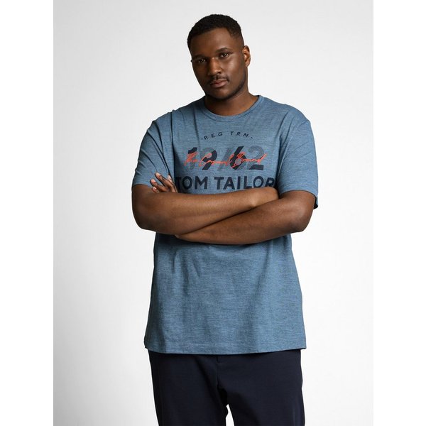 TOM TAILOR PLUS T-Shirt mit Logo Print