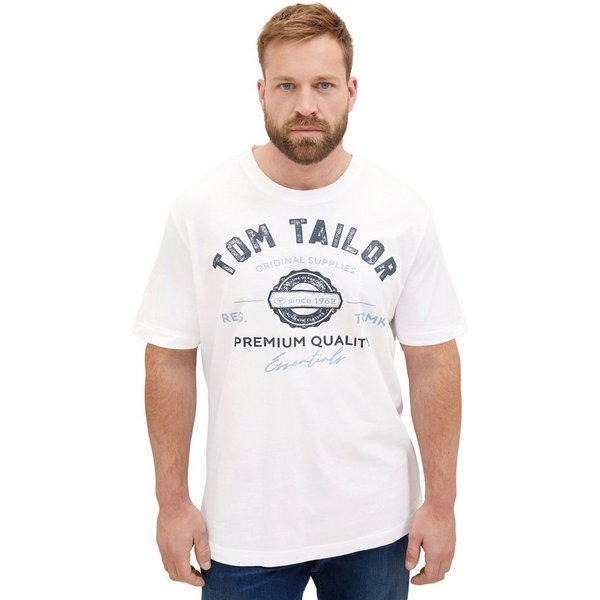TOM TAILOR PLUS T-Shirt mit Logo-Print