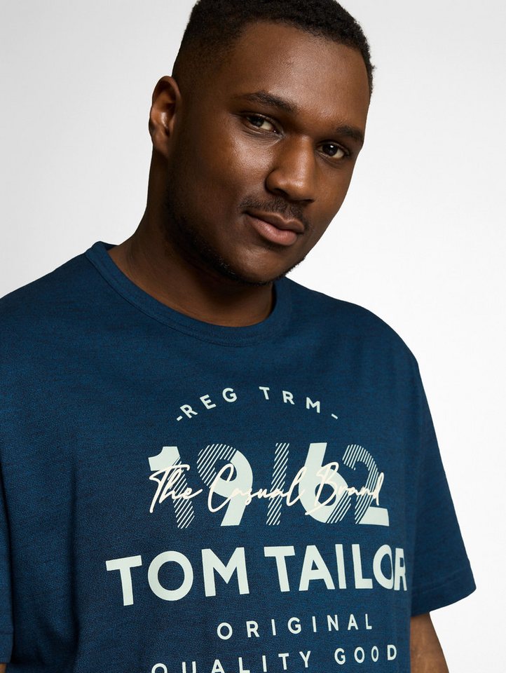 TOM TAILOR PLUS T-Shirt mit Logo Print – Bild 3 von 5