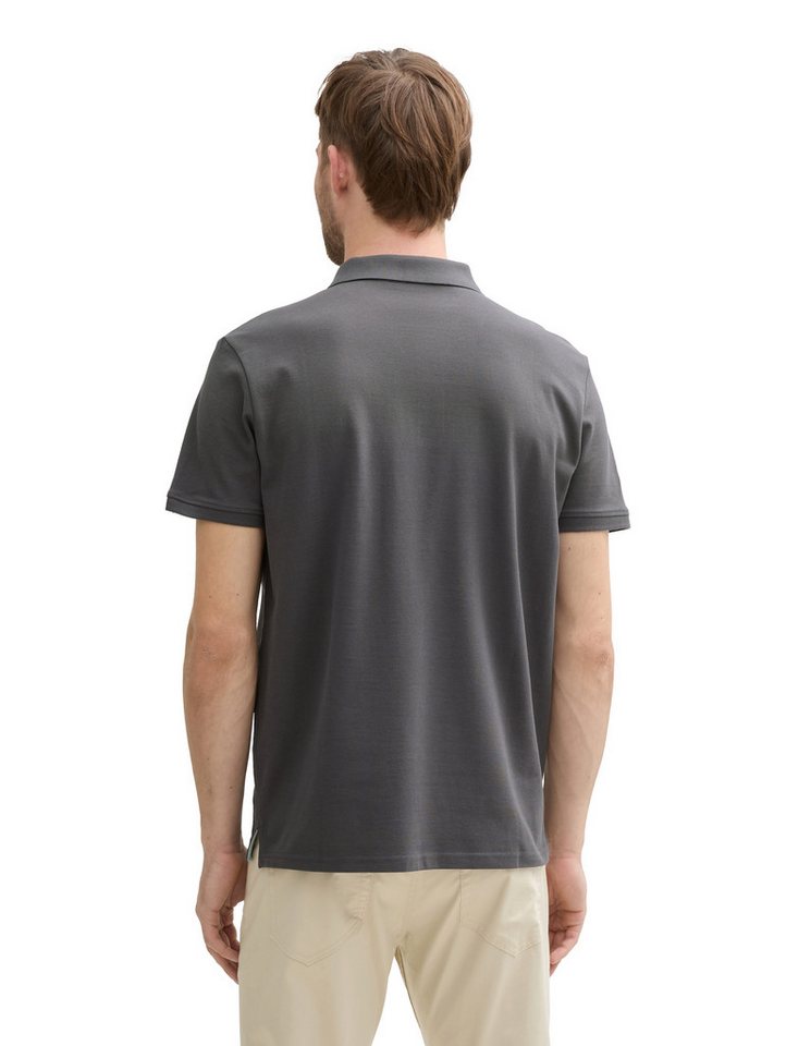 TOM TAILOR Poloshirt Regular mit Knopfleiste und Logo – Bild 2 von 5