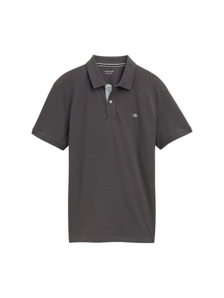 TOM TAILOR Poloshirt Regular mit Knopfleiste und Logo – Bild 5 von 5