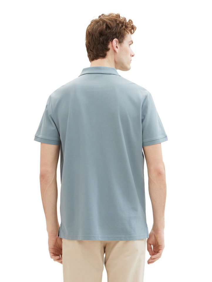 TOM TAILOR Poloshirt Regular mit Knopfleiste und Logo – Bild 2 von 5