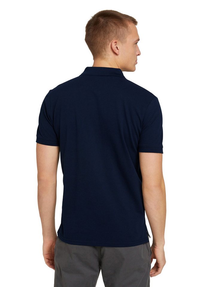 TOM TAILOR Poloshirt Regular mit Knopfleiste und Logo – Bild 3 von 5