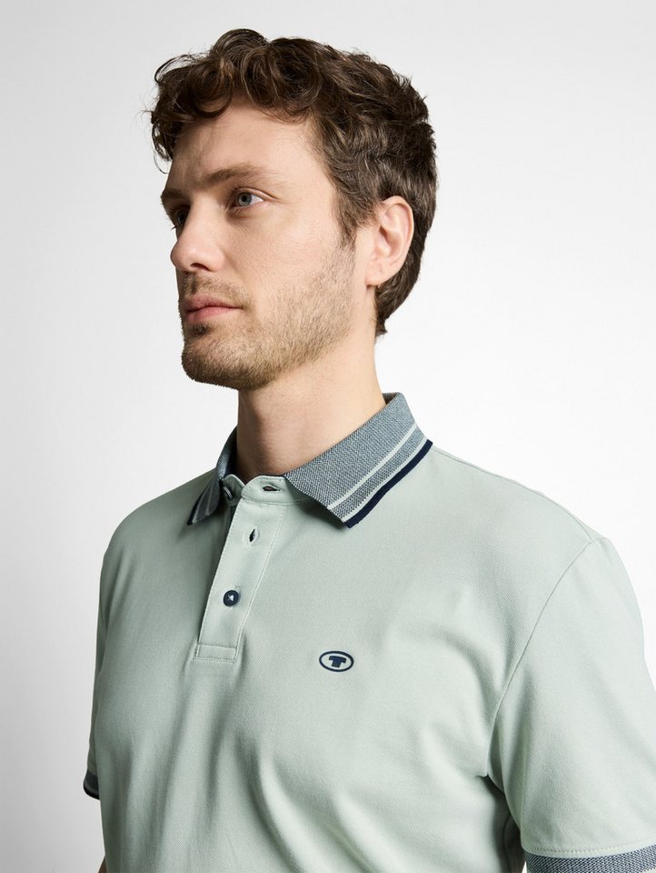 TOM TAILOR Poloshirt mit Logo Print – Bild 3 von 5
