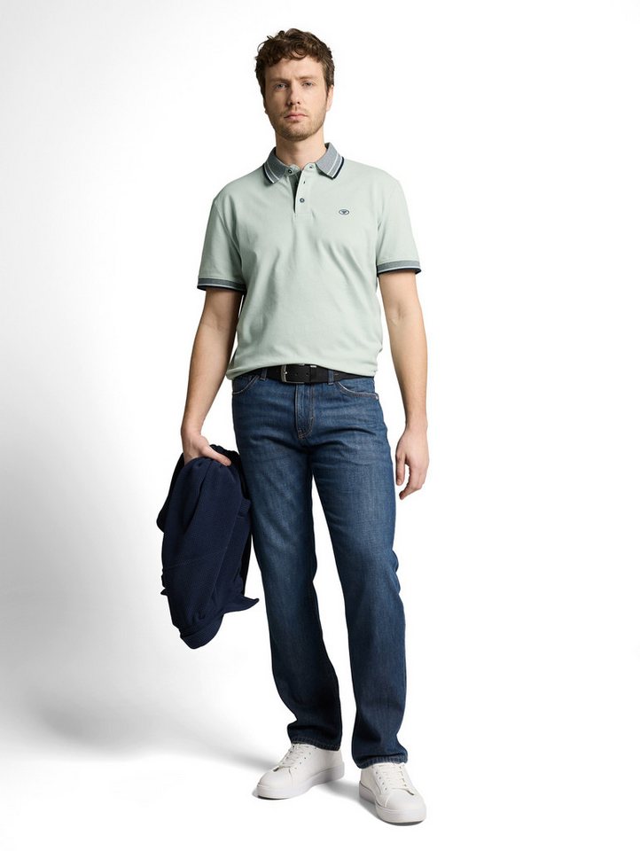 TOM TAILOR Poloshirt mit Logo Print – Bild 4 von 5