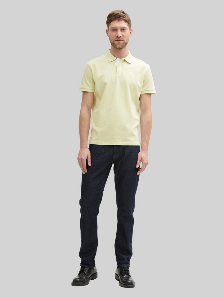 TOM TAILOR Poloshirt Poloshirts (im Einserpack) Piqué Poloshirt mit Logo-Stickerei – Bild 5 von 5
