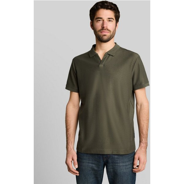 TOM TAILOR Poloshirt Poloshirts (im Einserpack) Poloshirt mit Ottoman-Struktur