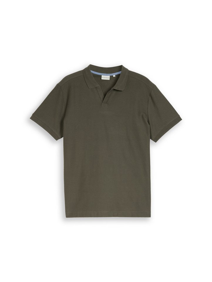 TOM TAILOR Poloshirt Poloshirts (im Einserpack) Poloshirt mit Ottoman-Struktur – Bild 2 von 5