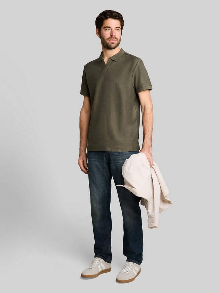 TOM TAILOR Poloshirt Poloshirts (im Einserpack) Poloshirt mit Ottoman-Struktur – Bild 5 von 5