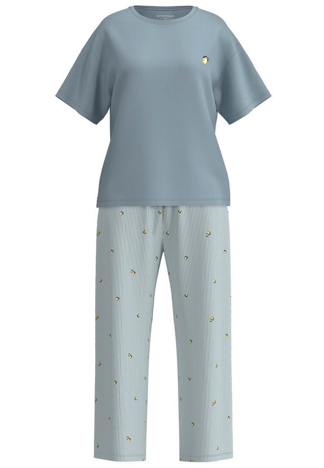 TOM TAILOR Pyjama atmungsaktiv, Viskosemix – Bild 2 von 5
