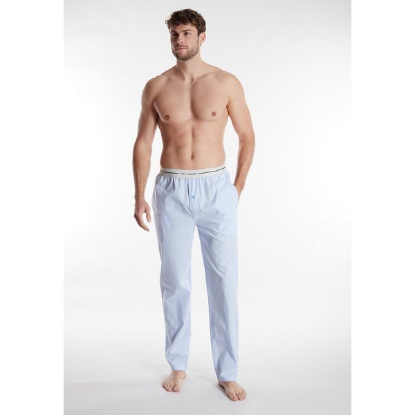 TOM TAILOR Pyjamahose Dakota (1-tlg) Logobund, Seitentaschen, locker, bequem, atmungsaktiv, elastisch