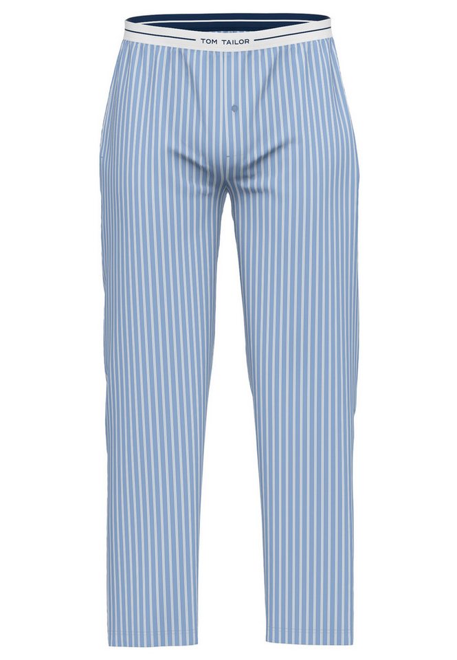 TOM TAILOR Pyjamahose Dakota (1-tlg) Logobund, Seitentaschen, locker, bequem, atmungsaktiv, elastisch – Bild 2 von 5