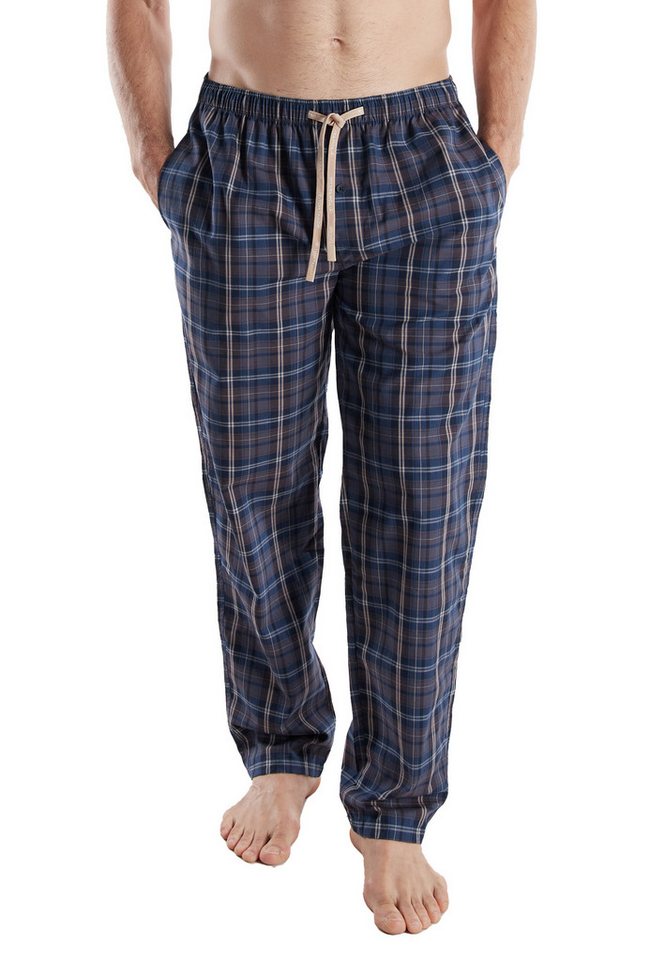TOM TAILOR Pyjamahose Milos mit elastischem Bund, Kordelzug, kariert – Bild 3 von 5