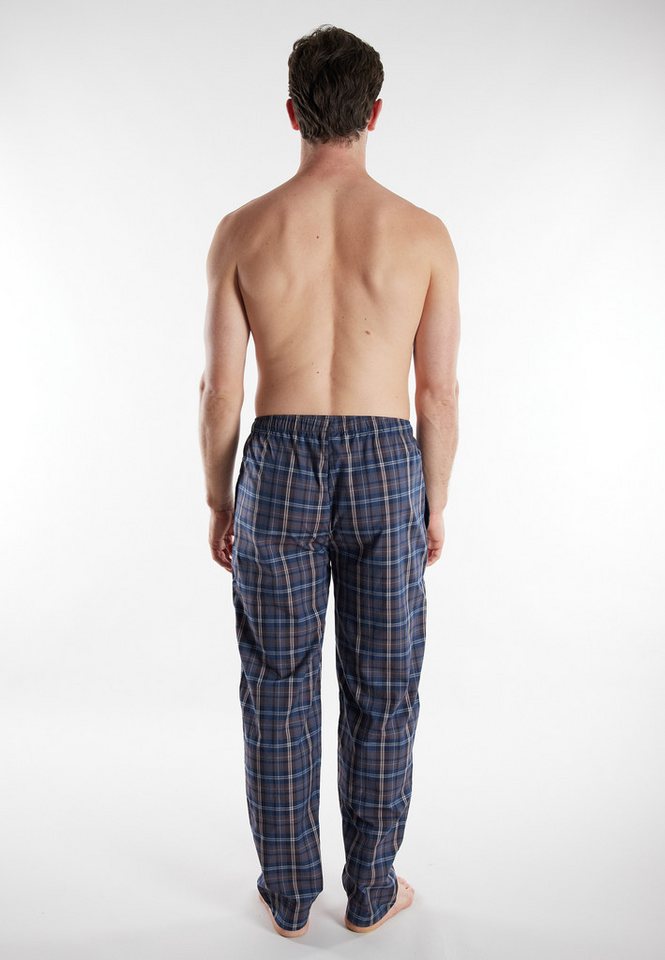 TOM TAILOR Pyjamahose Milos mit elastischem Bund, Kordelzug, kariert – Bild 5 von 5