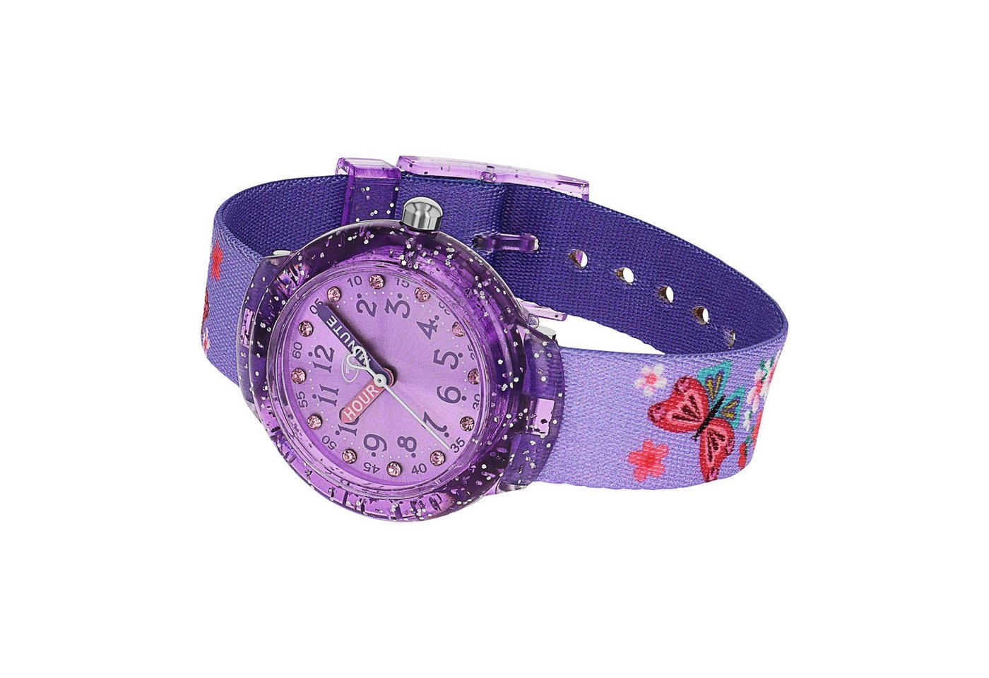 TOM TAILOR Quarzuhr 2100710, Armbanduhr, Kinderuhr, Mädchen, analog, Glassteine – Bild 2 von 5