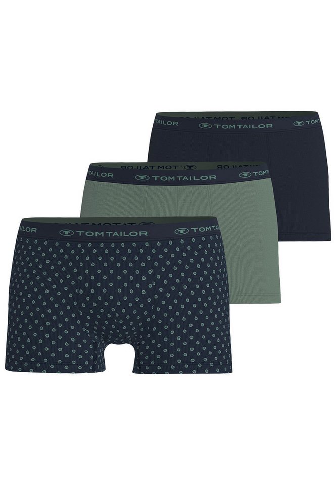 TOM TAILOR Retro Pants Buffer (3er Pack) bequem, eng, mit Logobund, mit Print, Baumwollmix – Bild 5 von 5