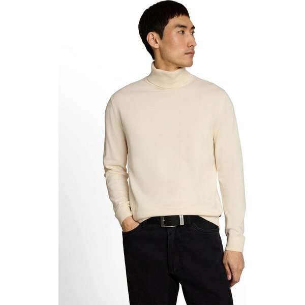 TOM TAILOR Rollkragenpullover im Strick-Design
