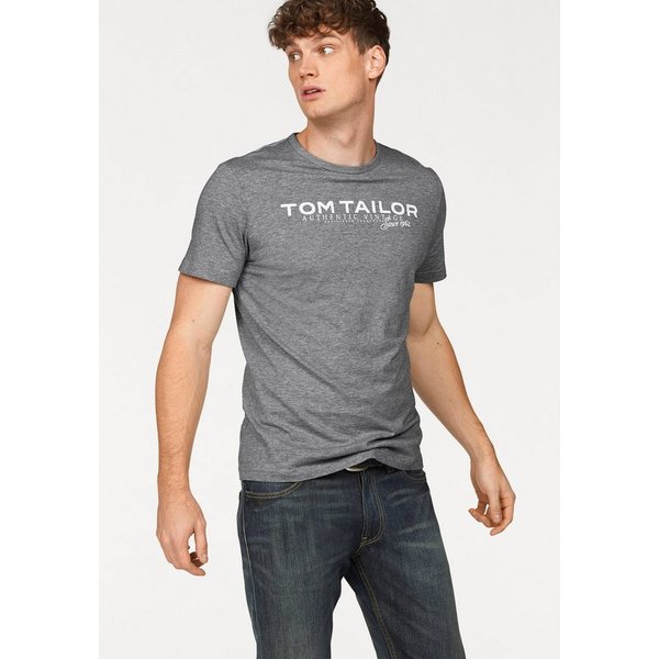 TOM TAILOR Rundhalsshirt mit Logoprint