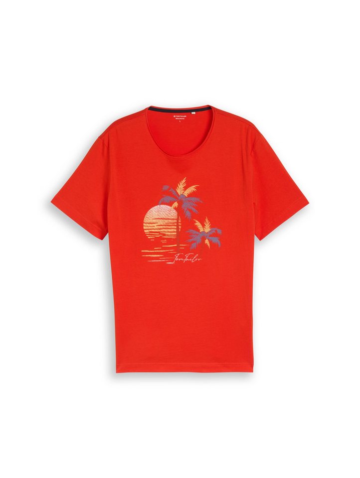TOM TAILOR Rundhalsshirt Sommershirt mit Print – Bild 5 von 5