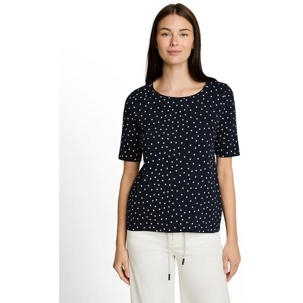 TOM TAILOR Rundhalsshirt Sommershirt mit Punkten
