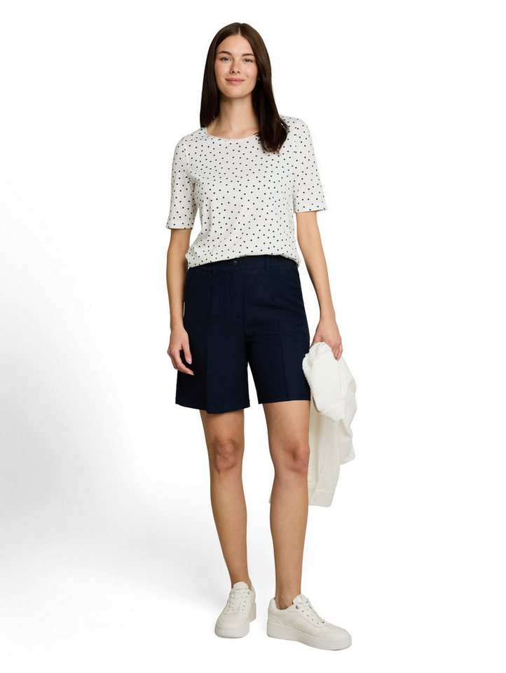TOM TAILOR Rundhalsshirt Sommershirt mit Punkten – Bild 4 von 5