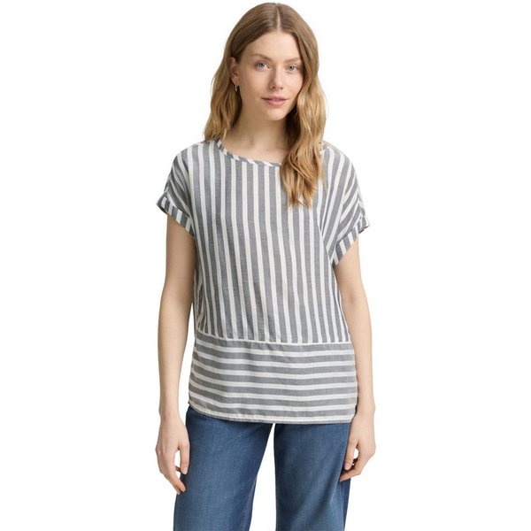 TOM TAILOR Shirtbluse mit Streifen Muster