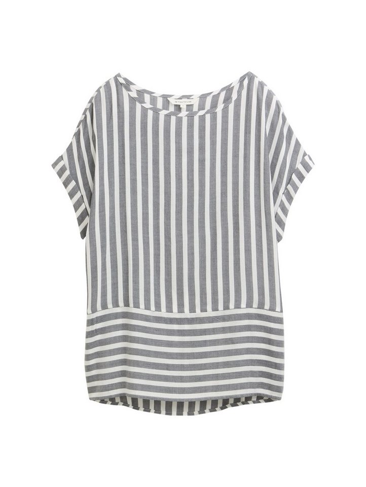 TOM TAILOR Shirtbluse mit Streifen Muster – Bild 5 von 5