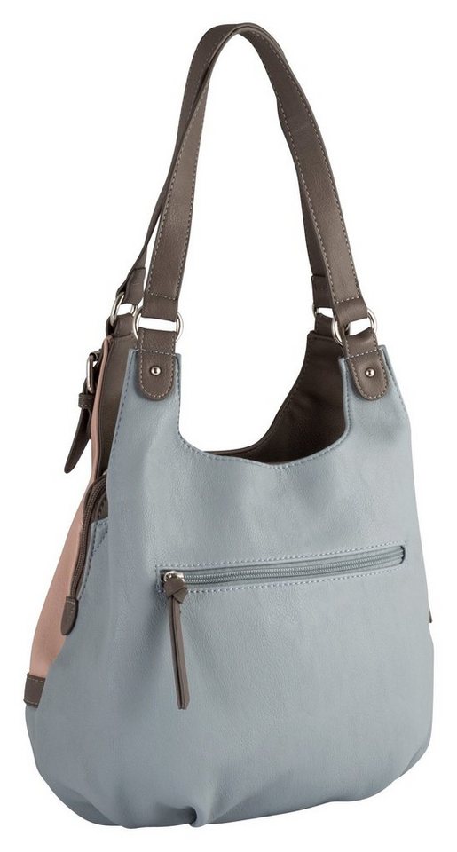 TOM TAILOR Shopper Juna, aus soft genarbtem ledrigen Material mit glänzenden Metall-Accessoires – Bild 3 von 5
