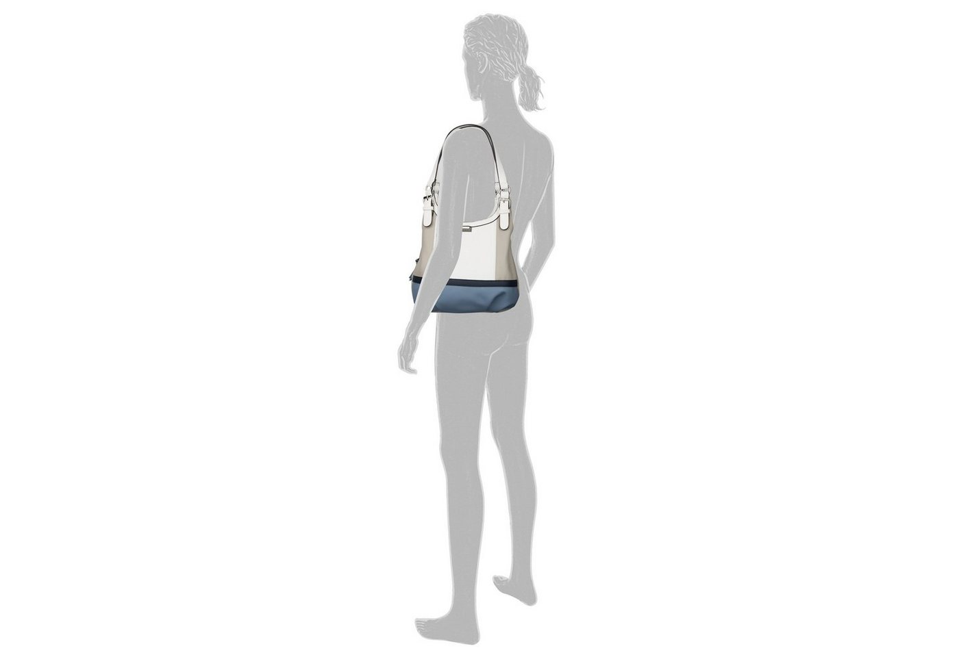 TOM TAILOR Shopper JUNA, mit schicken Zierschnallen – Bild 2 von 5