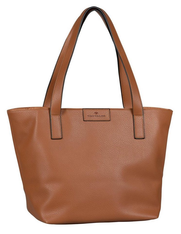 TOM TAILOR Shopper Miri zip, aus griffigem Lederimitat mit praktischen flachen Handgriffen – Bild 3 von 5