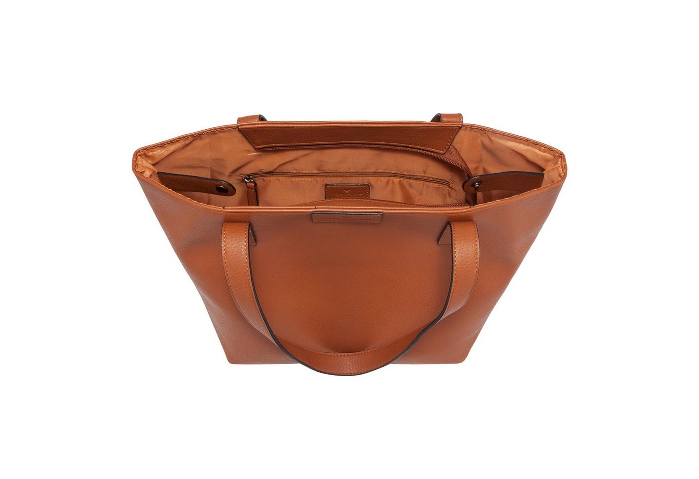 TOM TAILOR Shopper Miri zip, aus griffigem Lederimitat mit praktischen flachen Handgriffen – Bild 5 von 5
