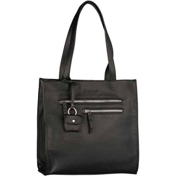 TOM TAILOR Shopper Winona (Set, Eine abnehmbare Anhängetasche), aus weichem Lederimtiat mit praktischen Formaten