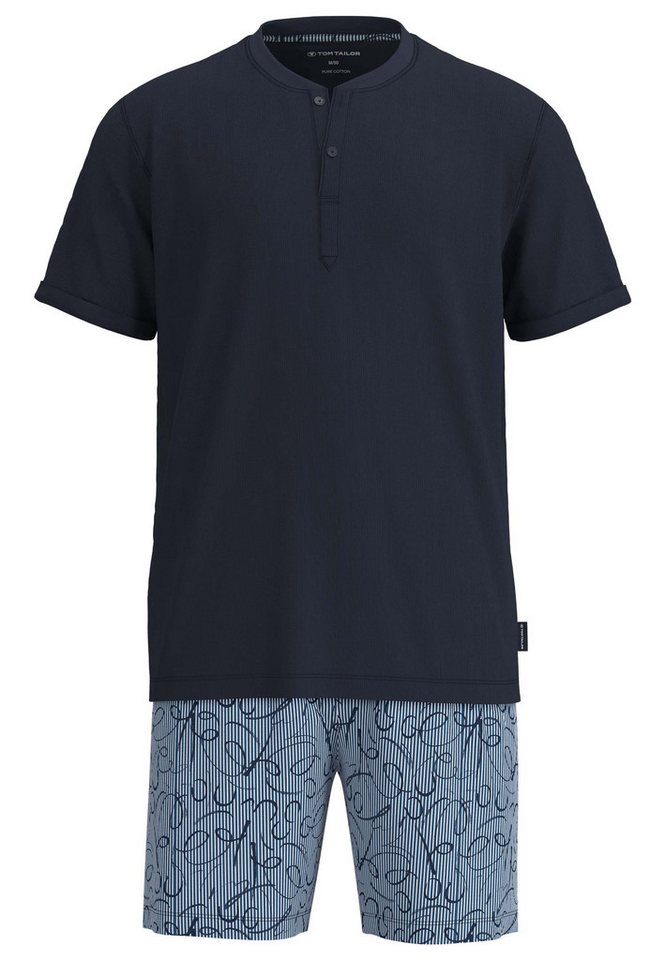 TOM TAILOR Shorty aus Baumwolle, Single Jersey, Sleepwear – Bild 2 von 2