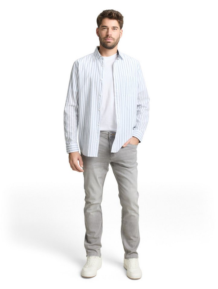 TOM TAILOR Slim-fit-Jeans im Five-Pocket Style – Bild 4 von 5
