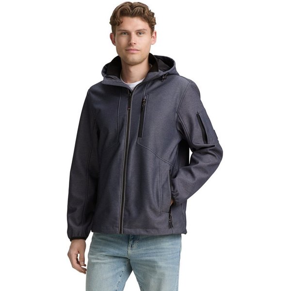 TOM TAILOR Softshelljacke mit Kapuze