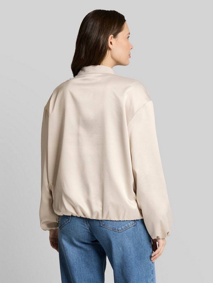 TOM TAILOR Sommerjacke Jacken Satin Blouson Jacke mit Bomberkragen – Bild 3 von 5