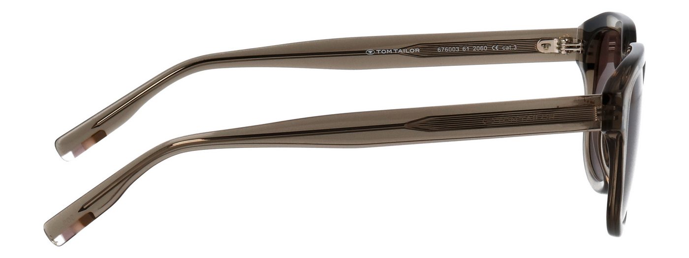 TOM TAILOR Sonnenbrille Modell 676003 Form Karree/Soft, Logoschriftzug auf Bügel, Kunststofffassung – Bild 4 von 4