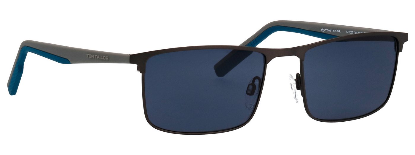 TOM TAILOR Sonnenbrille Modell 677000 Form Karree/Eckig, Logoschriftzug auf Bügel, Kombifassung – Bild 3 von 4