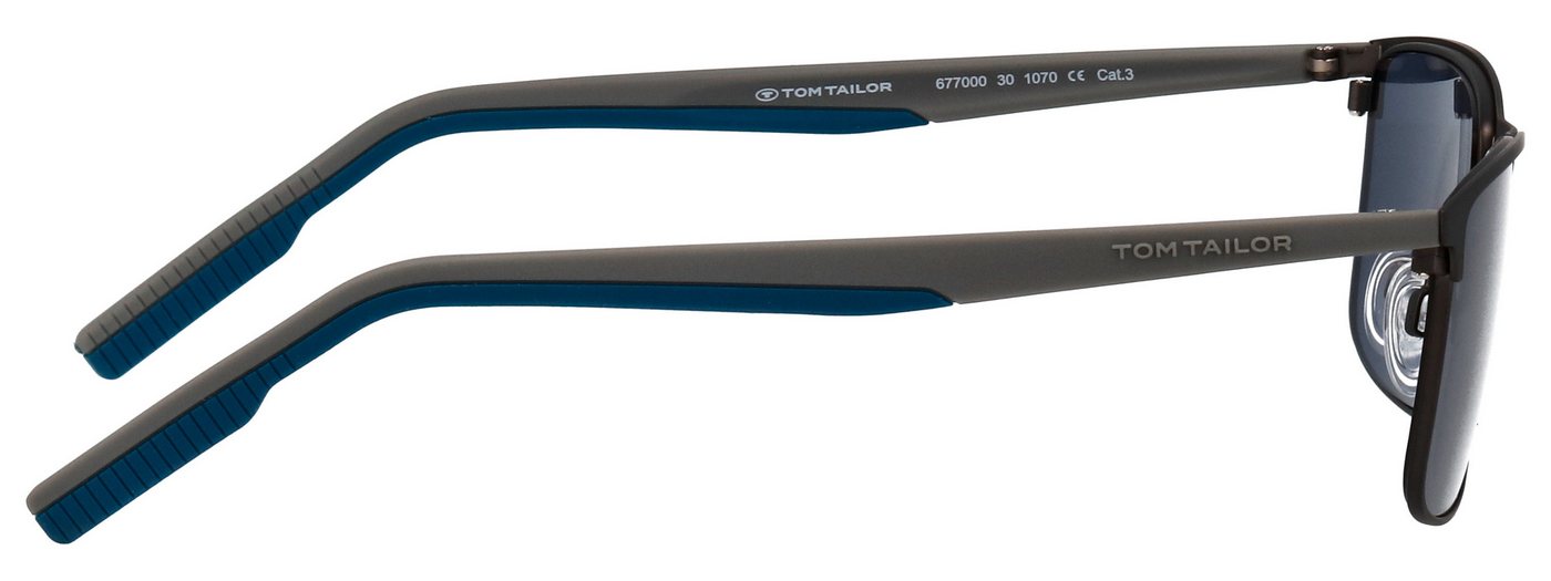 TOM TAILOR Sonnenbrille Modell 677000 Form Karree/Eckig, Logoschriftzug auf Bügel, Kombifassung – Bild 4 von 4