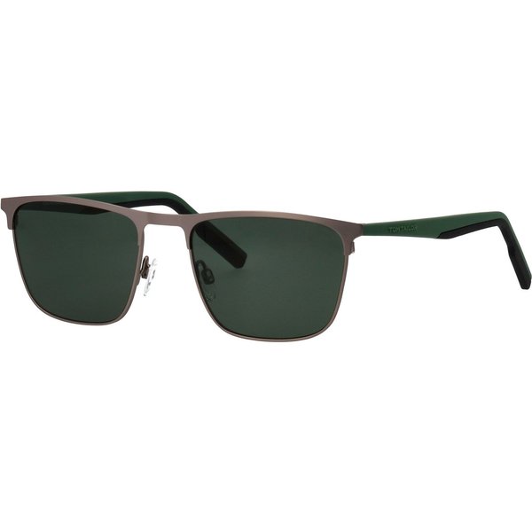 TOM TAILOR Sonnenbrille Modell 677001 Form Karree/Eckig, Logoschriftzug auf Bügel, Kombifassung