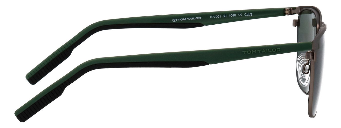 TOM TAILOR Sonnenbrille Modell 677001 Form Karree/Eckig, Logoschriftzug auf Bügel, Kombifassung – Bild 4 von 4