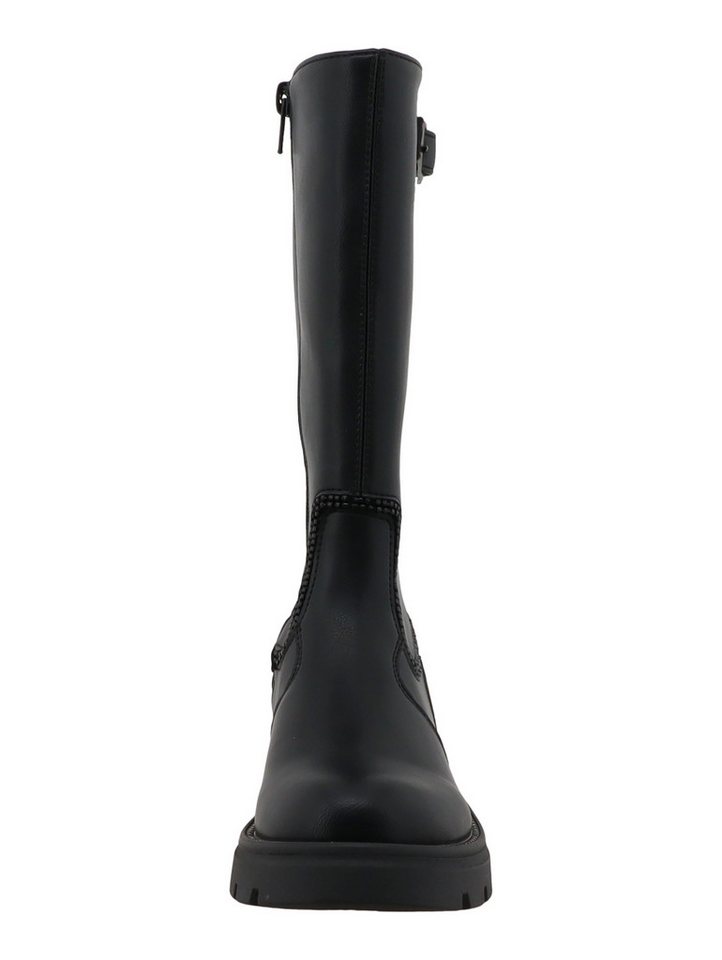 TOM TAILOR Stiefel Langschaftstiefel mit Schmucksteinen an der Sohle verziert – Bild 4 von 5