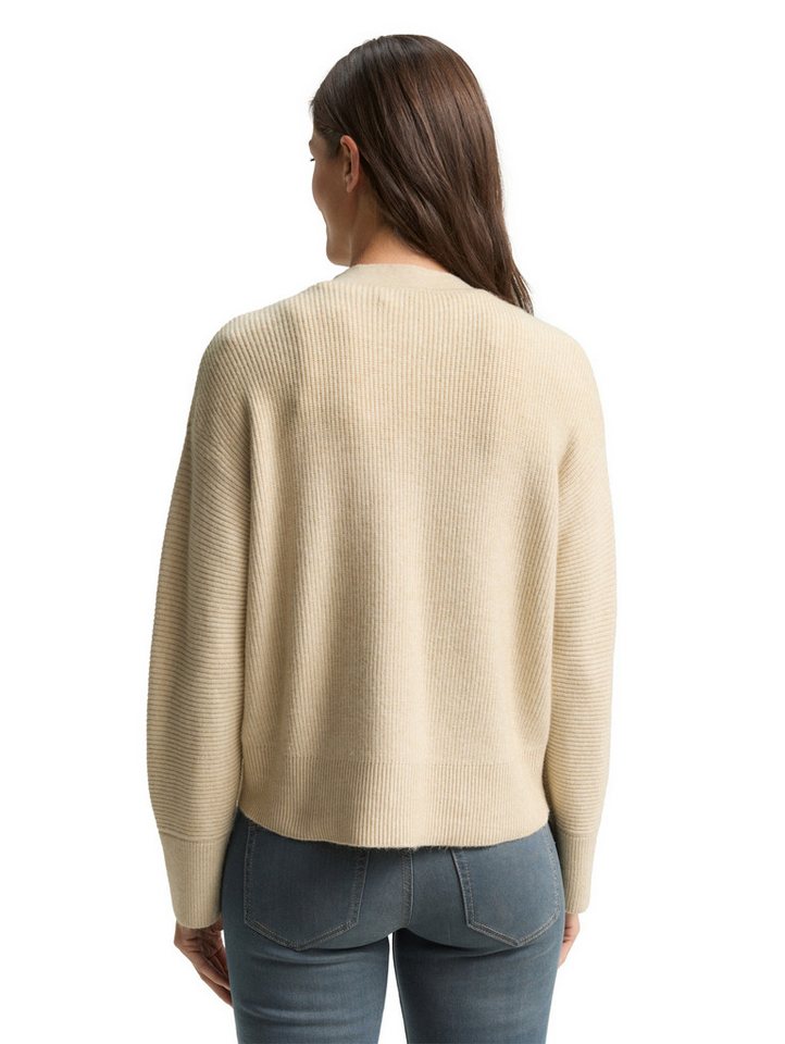 TOM TAILOR Strickjacke mit Rippbündchen – Bild 2 von 5