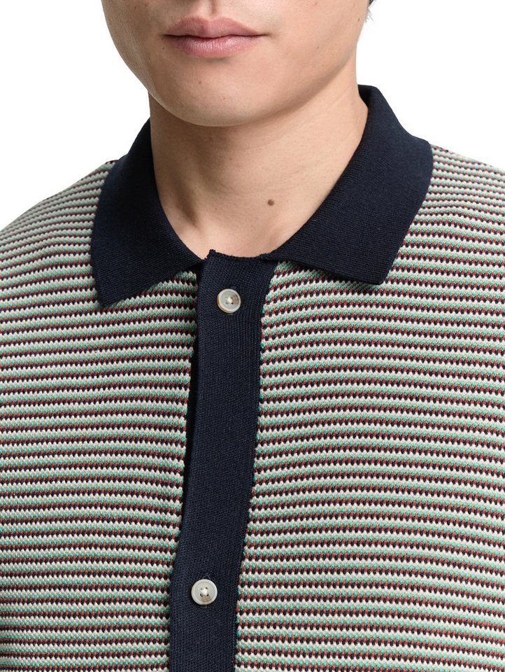 TOM TAILOR Strickjacke mit Streifenmuster – Bild 4 von 5