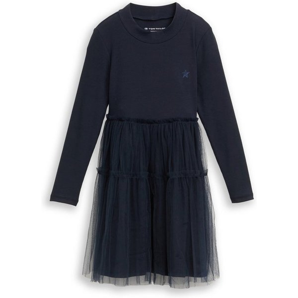 TOM TAILOR Strickkleid mit Tüll-Rock