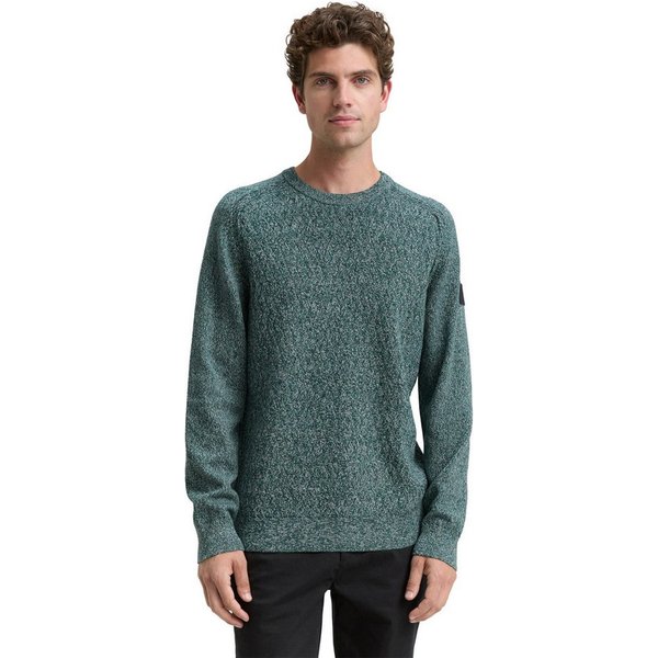 TOM TAILOR Strickpullover mit Logo Stickerei am Arm