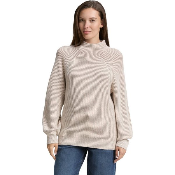 TOM TAILOR Strickpullover mit Rippstruktur