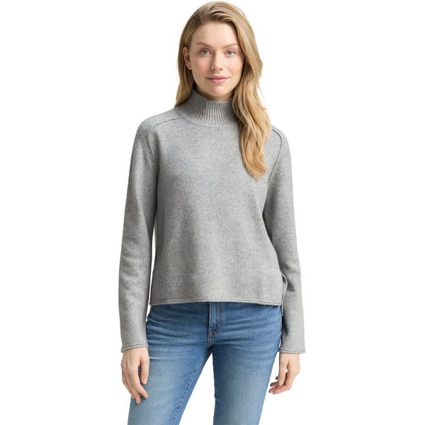 TOM TAILOR Strickpullover mit Stehkragen