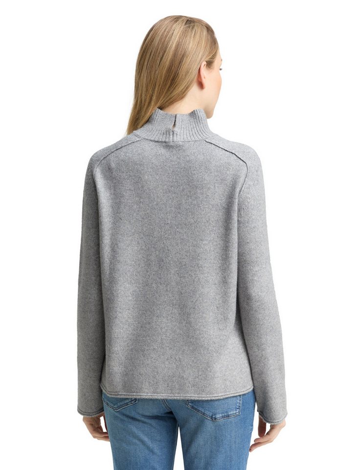 TOM TAILOR Strickpullover mit Stehkragen – Bild 2 von 5