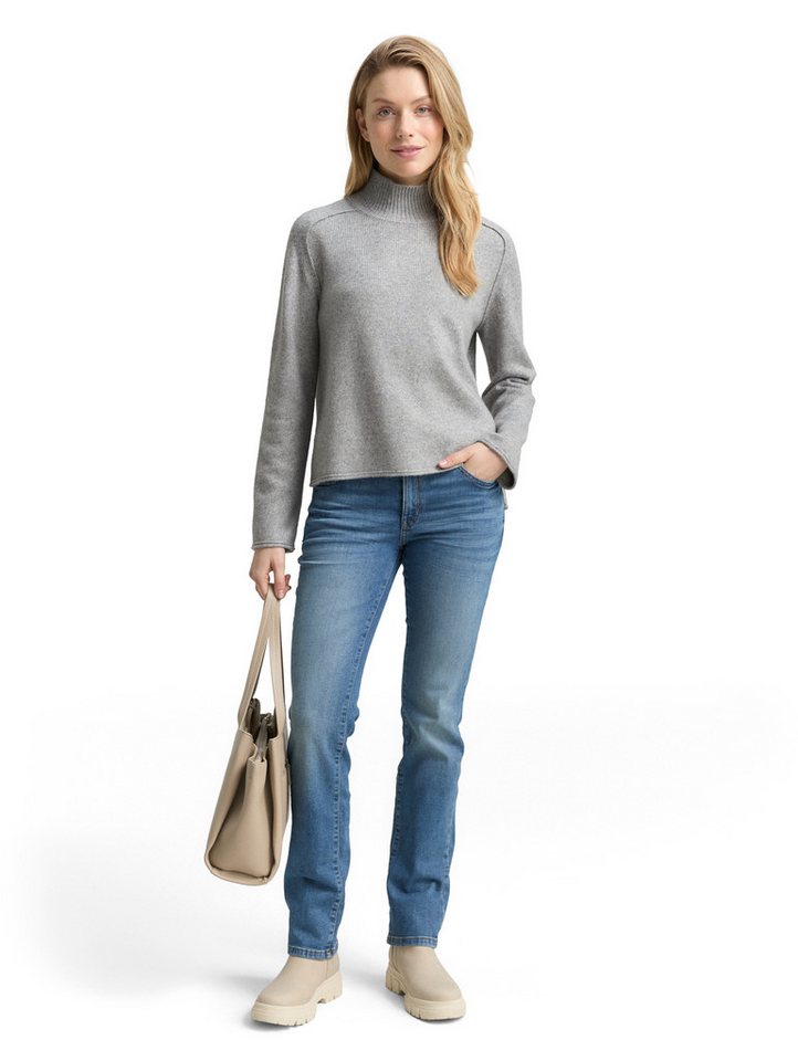 TOM TAILOR Strickpullover mit Stehkragen – Bild 4 von 5